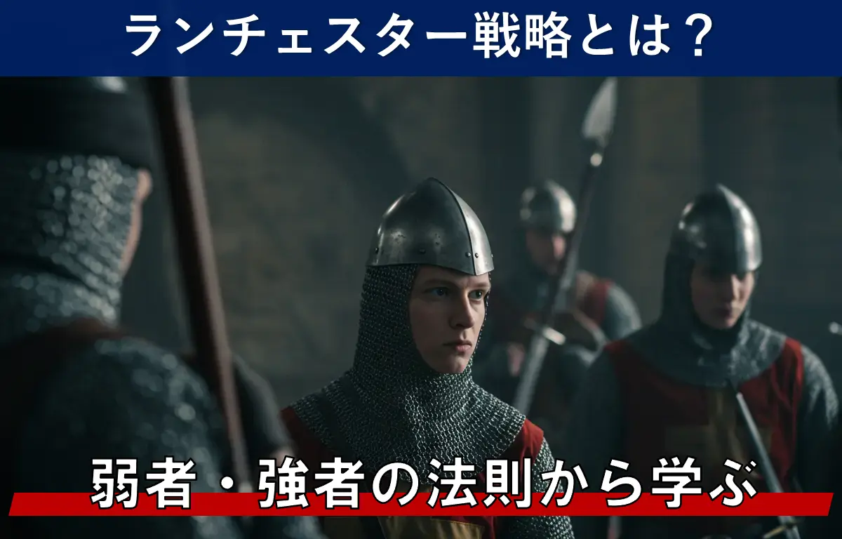 ランチェスター戦略とは?弱者・強者の法則から学ぶ経営・マーケティングの勝ち方