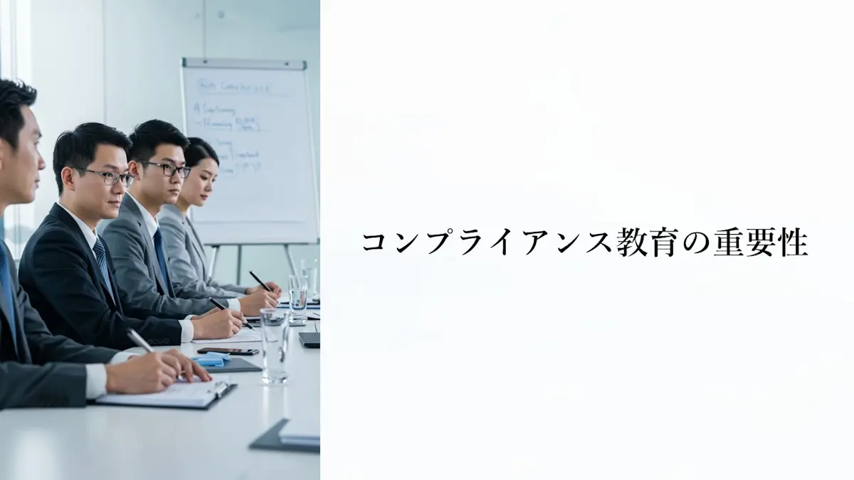 コンプライアンス教育の重要性