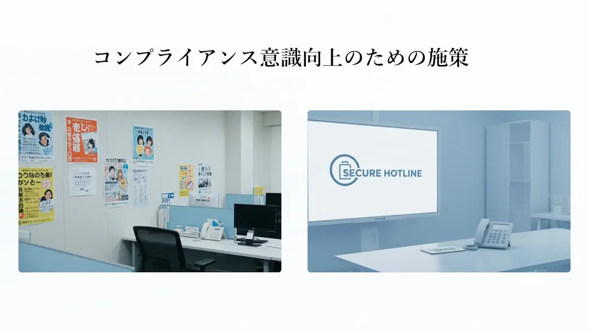 コンプライアンス意識向上のための施策